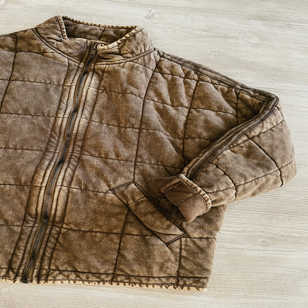 "The Blake" Washed Quilted Jacket BOLD Boutique MN